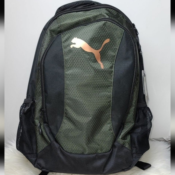 🙀PUMA Equivalence Backpack in Dark Green/Black - Picture 4 of 15